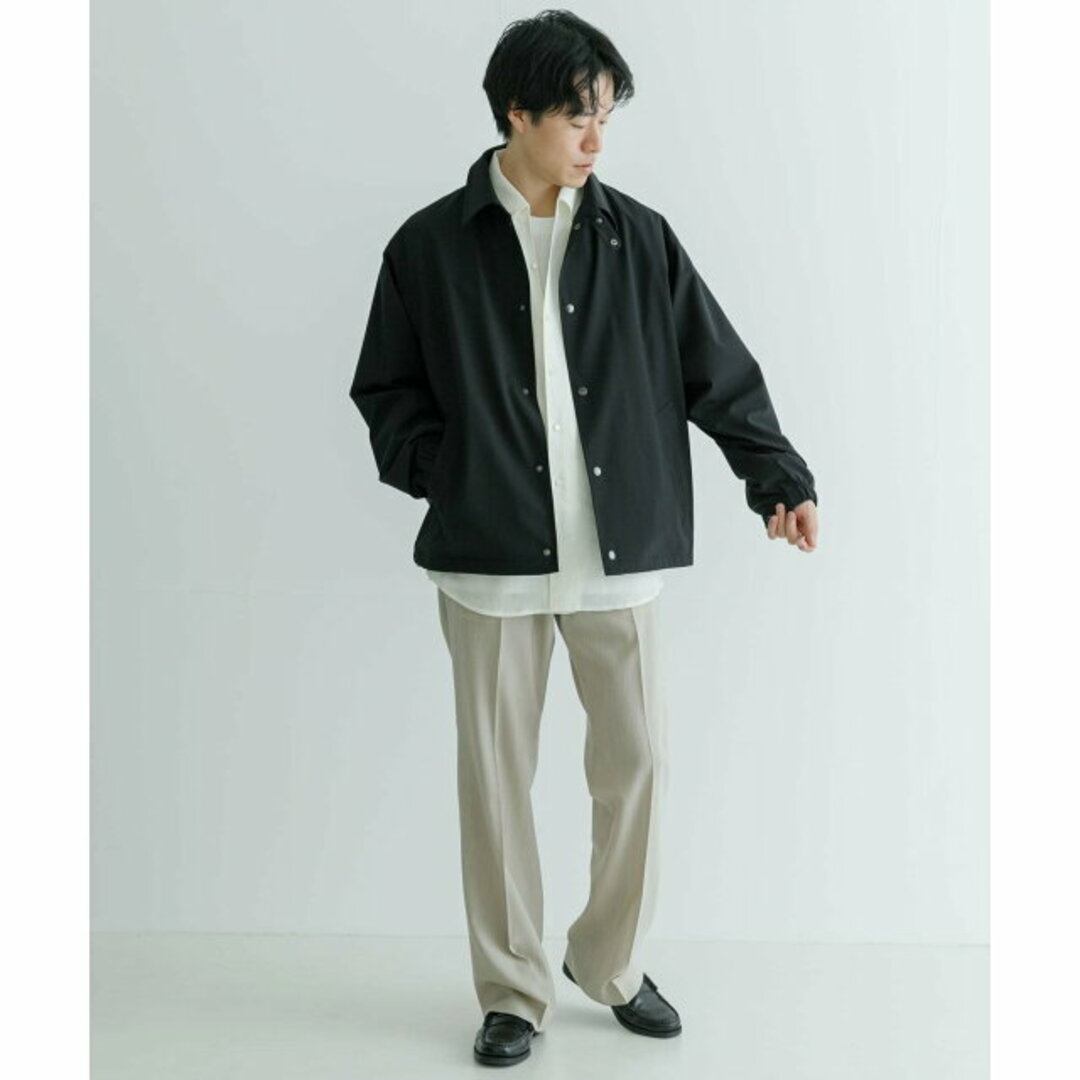 URBAN RESEARCH(アーバンリサーチ)の【BLACK】WASHABLEウールコーチジャケット メンズのジャケット/アウター(ブルゾン)の商品写真