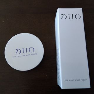 デュオ(DUO)のデュオ ザ ウォッシュ ブラックリペアとクレンジングバームホワイト２０g(洗顔料)