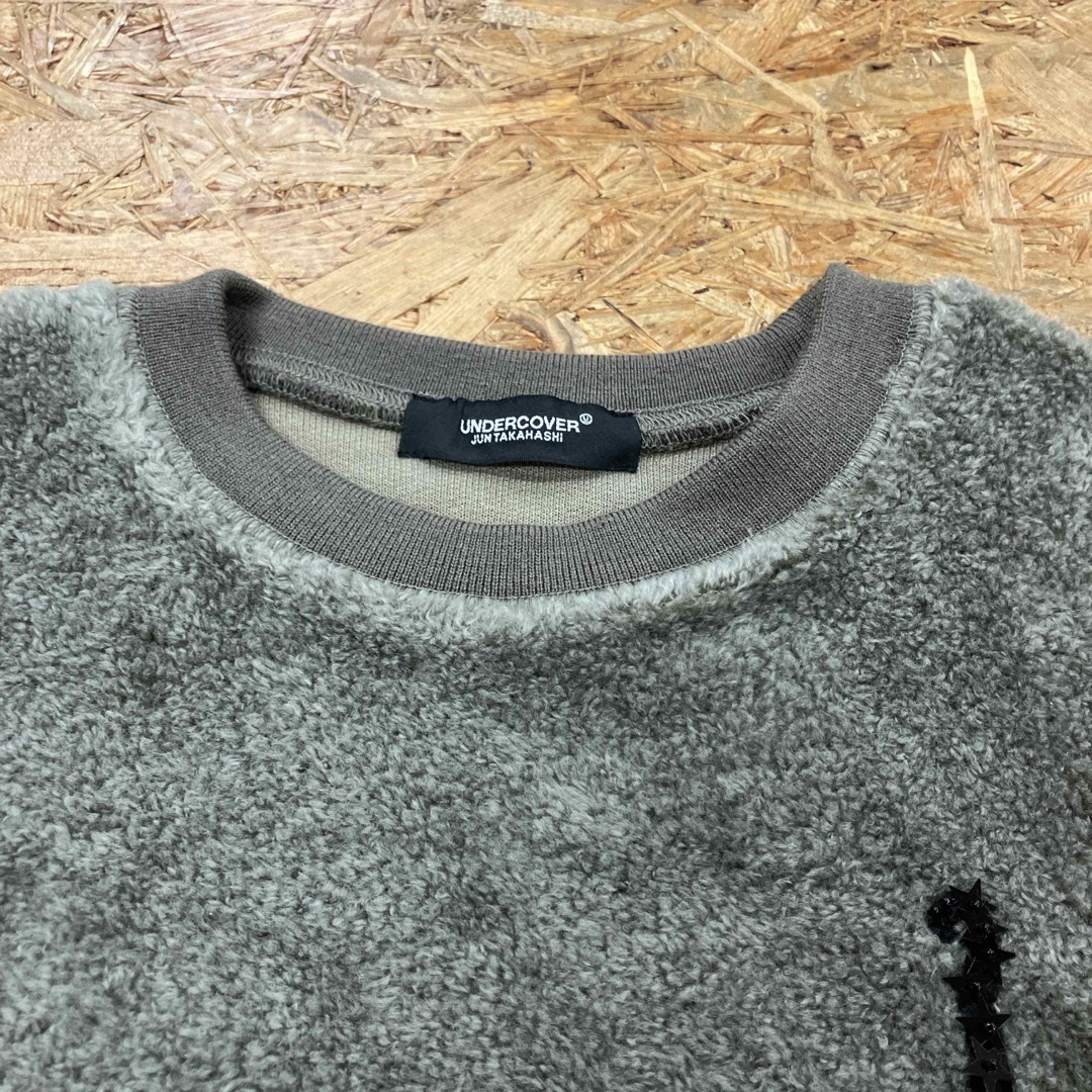 UNDERCOVER - UNDERCOVER スパンコール 猫 キャット ボア UNDERCOVER - UNDERCOVER スパンコール 猫 キャット ボア