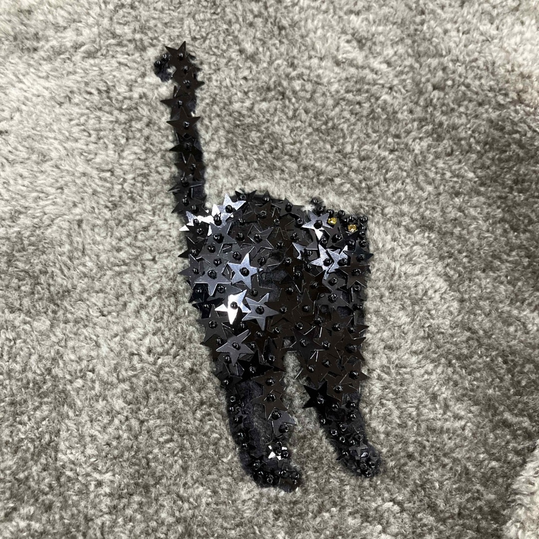 UNDERCOVER - UNDERCOVER スパンコール 猫 キャット ボア UNDERCOVER - UNDERCOVER スパンコール 猫 キャット ボア