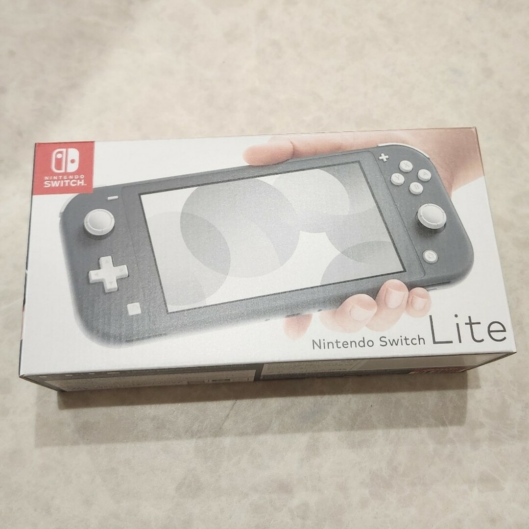 Nintendo Switch(ニンテンドースイッチ)の新品未開封 Nintendo Switch Lite グレー エンタメ/ホビーのゲームソフト/ゲーム機本体(携帯用ゲーム機本体)の商品写真
