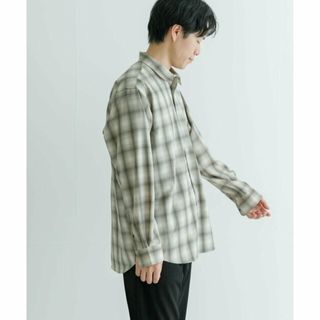 アーバンリサーチ(URBAN RESEARCH)の【BEIGE CHK】WASHABLEウールレギュラーカラーシャツ(シャツ)