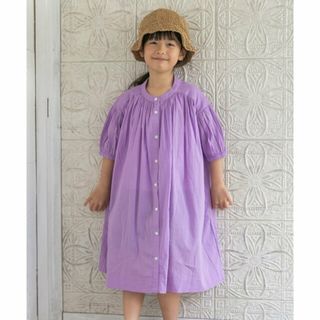 アーバンリサーチドアーズ(URBAN RESEARCH DOORS)の【PURPLE】『親子リンク』コットンボイルギャザーワンピース(KIDS)(その他)