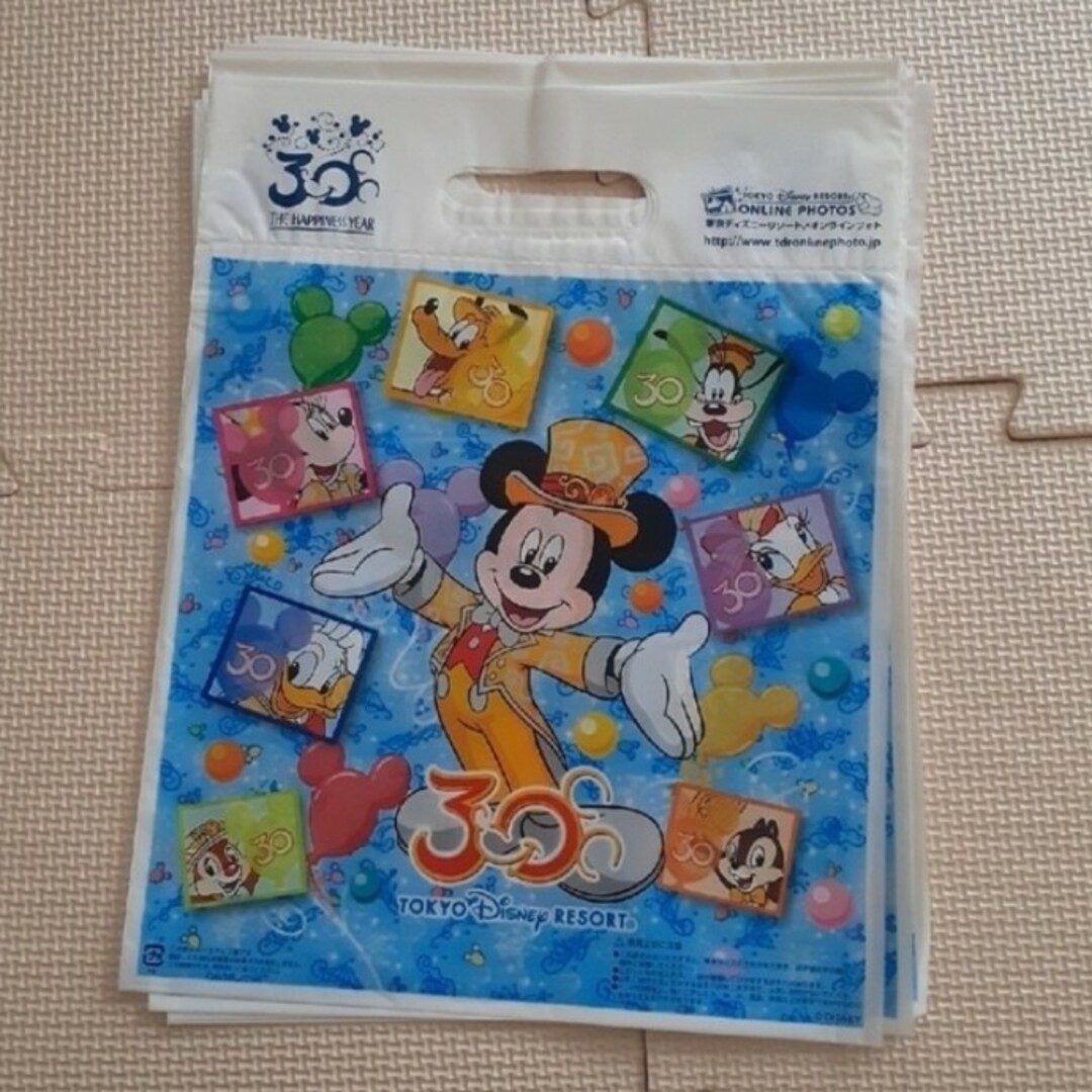 Disney(ディズニー)のディズニーリゾート 30周年 お土産袋 ショッパー 14枚 エンタメ/ホビーのコレクション(その他)の商品写真