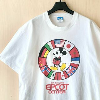 ディズニー(Disney)の80s USA製古着　ヴィンテージ　ディズニー　ミッキーマウス　キャラTシャツ(Tシャツ/カットソー(半袖/袖なし))