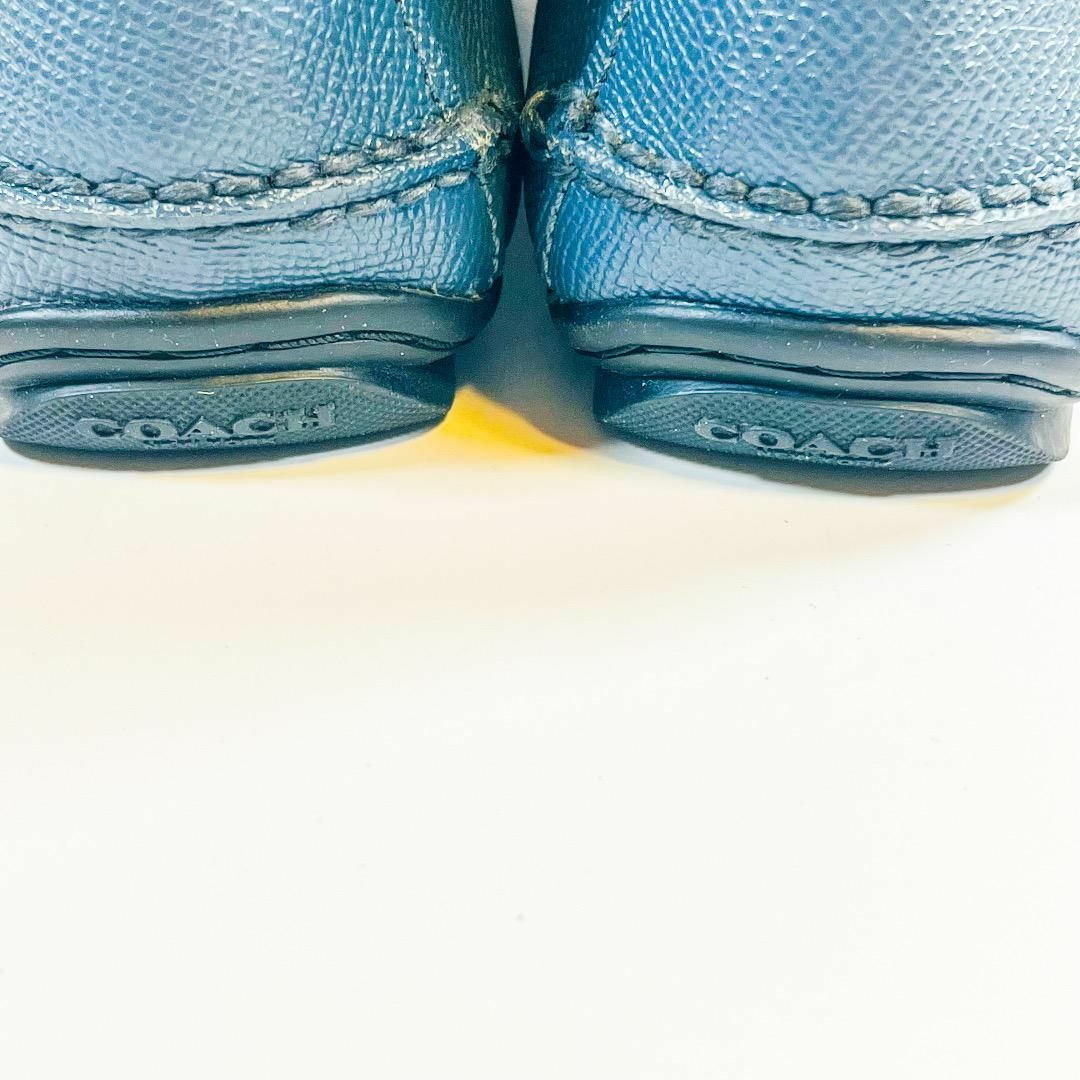 COACH(コーチ)のCOACH ローファー　ブルー #25cm メンズの靴/シューズ(その他)の商品写真