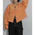 【ORANGE】ドロストシャーリングシアーブルゾン