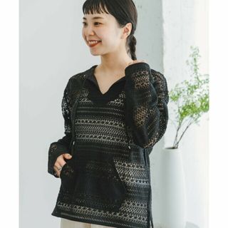 アーバンリサーチアイテムズ(URBAN RESEARCH ITEMS)の【BLK】レーススキッパープルオーバー(シャツ/ブラウス(長袖/七分))