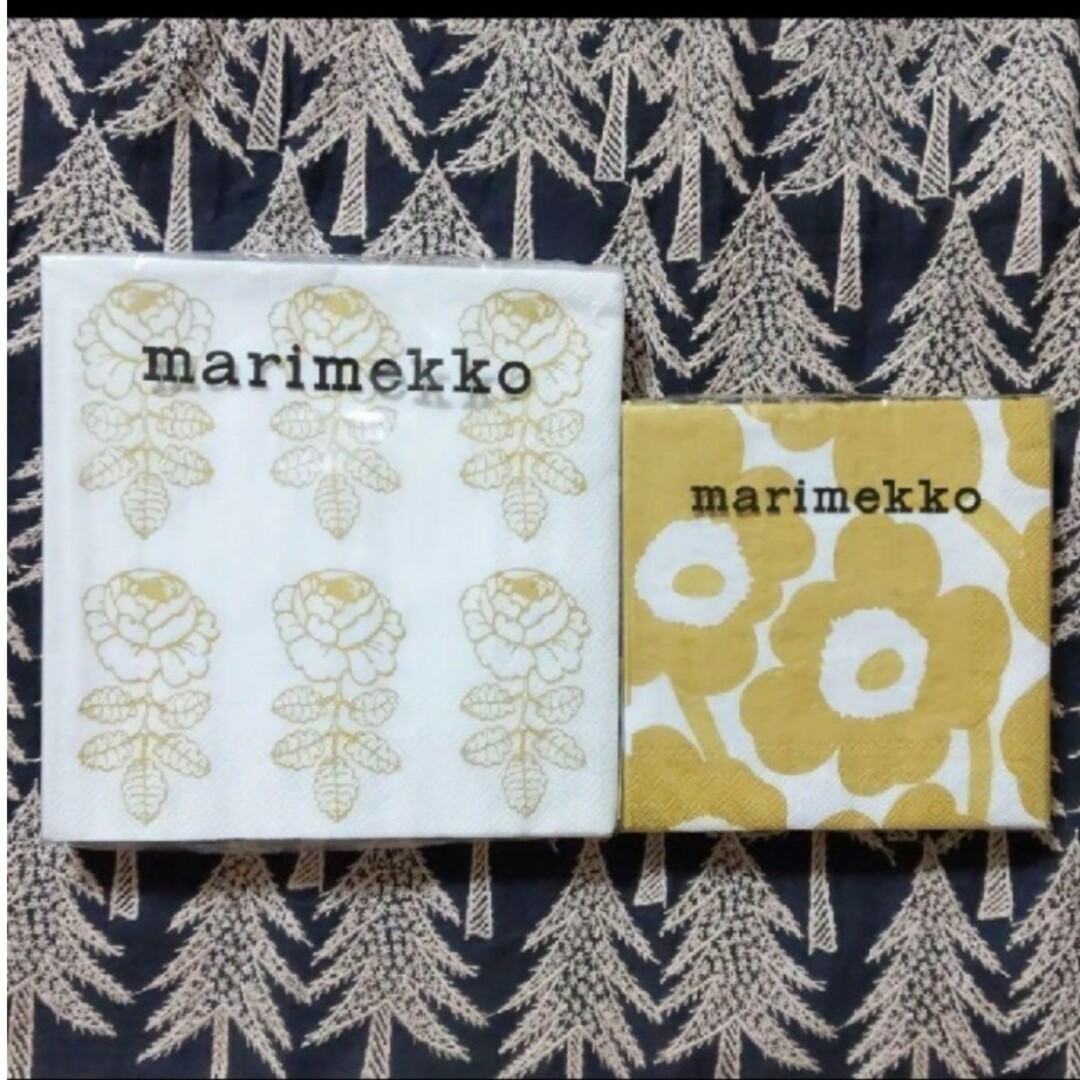 marimekko - marimekko ペーパーナプキン2種20枚セットの通販 by moi