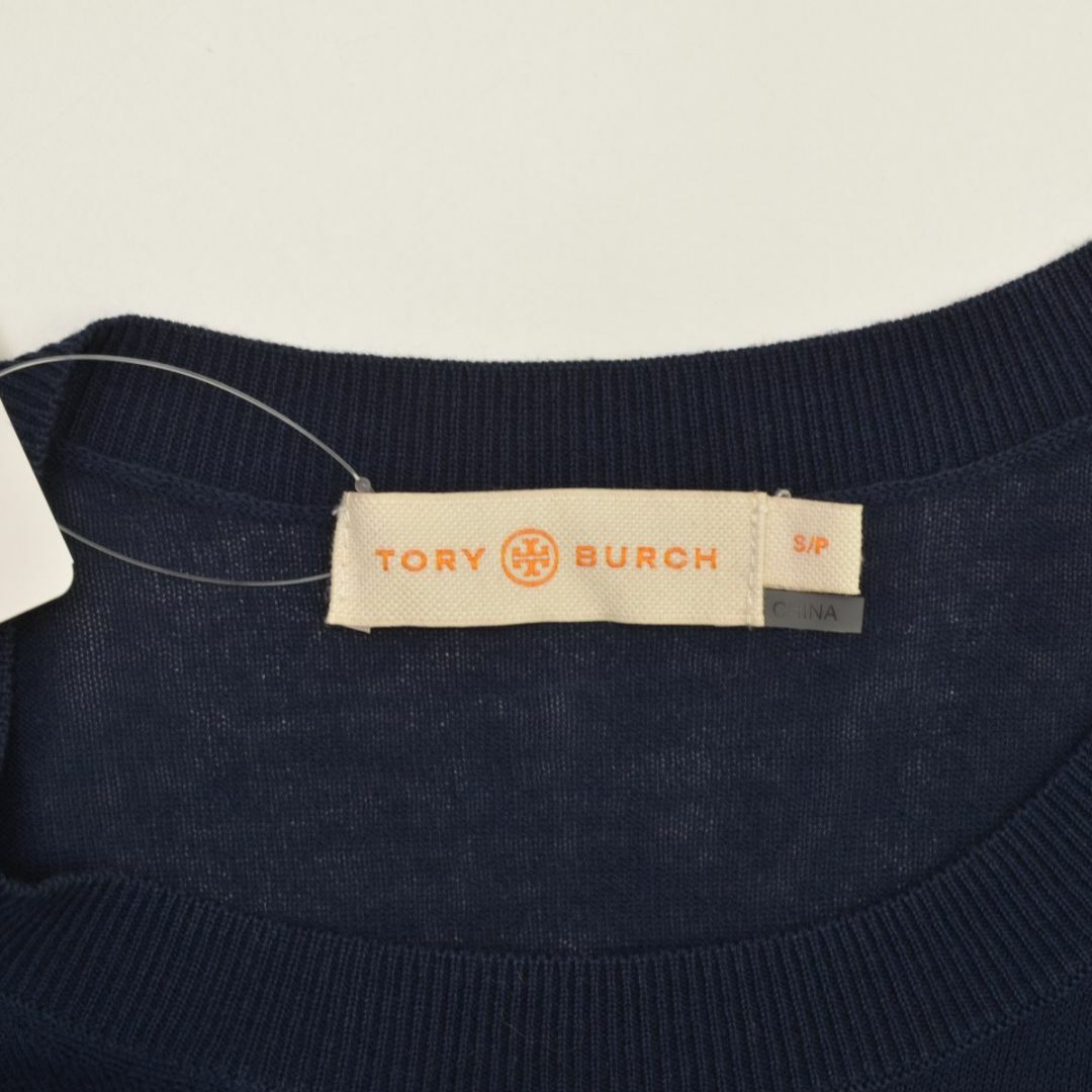 Tory Burch(トリーバーチ)の【TORYBURCH】47036 刺繍半袖ニット レディースのトップス(ニット/セーター)の商品写真