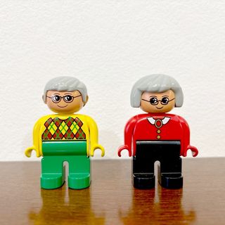 レゴデュプロ(レゴ デュプロ)の⭐︎レア⭐︎LEGO  デュプロ　おじいさんとおばあさんセット(その他)