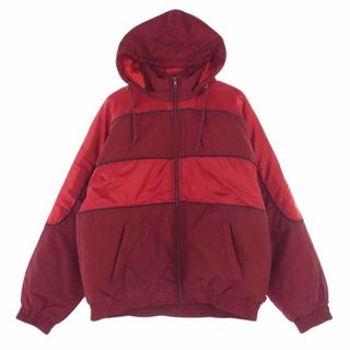 シュプリーム(Supreme)のSupreme シュプリーム ジャケット  19AW  Sports Piping Puffy Jacket スポーツ パイピング パフィー 中綿 フード ジャケット レッド系 M【中古】(その他)