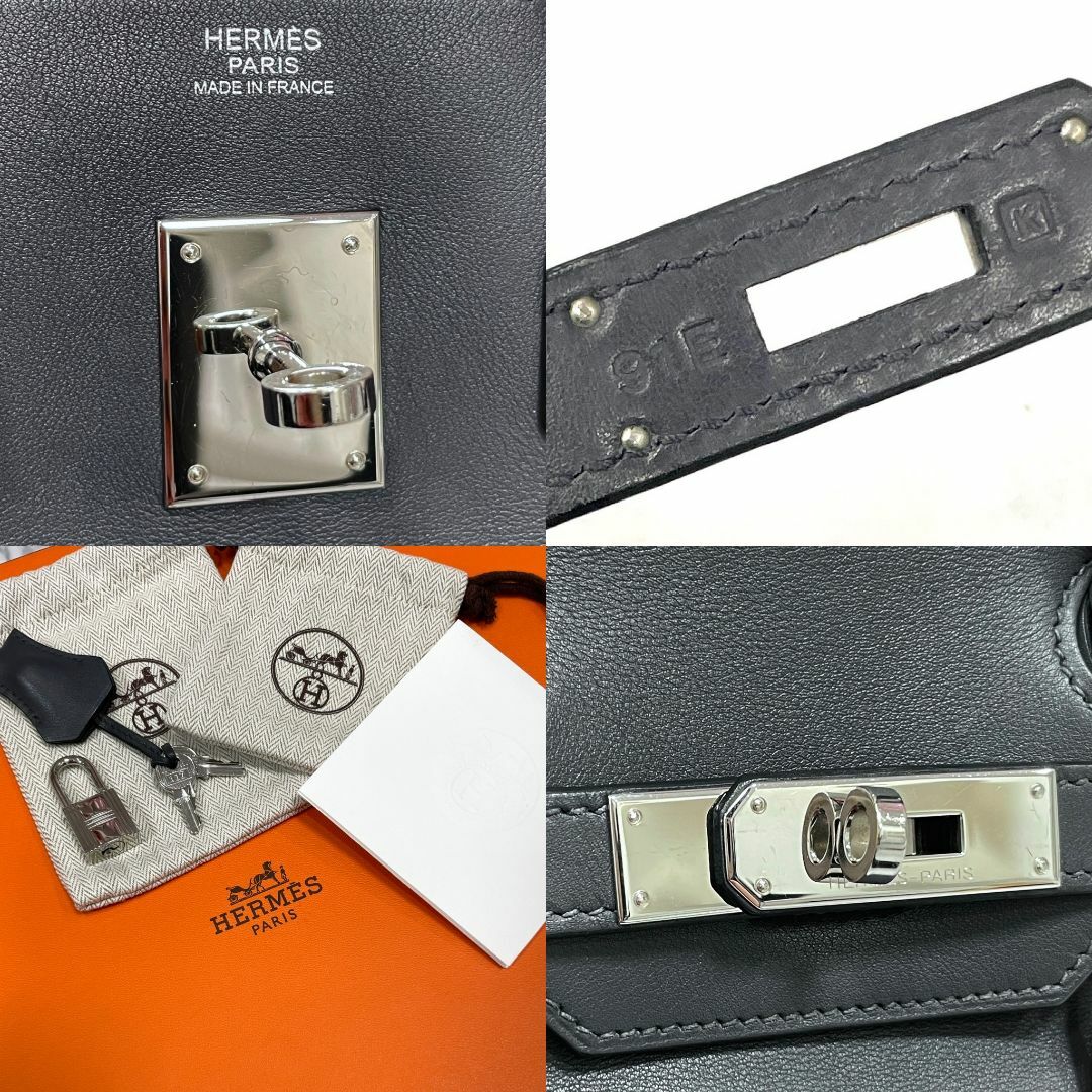 Hermes(エルメス)の美品 エルメス バーキン30 スイフト グラファイト レディースのバッグ(ハンドバッグ)の商品写真