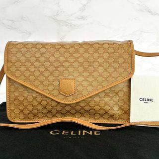 セリーヌ(celine)のセリーヌ CELINE ショルダーバッグ マカダム トリオンフ ブラウン(ショルダーバッグ)