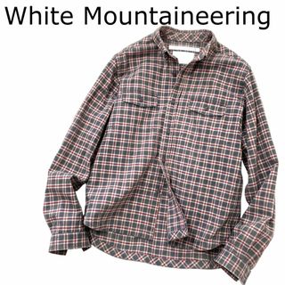 ホワイトマウンテニアリング(WHITE MOUNTAINEERING)の【White Mountaineering】上質コットン チェック柄長袖シャツ(シャツ)