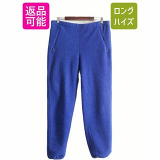 パタゴニア(patagonia)の80s 89年製 USA製 パタゴニア フリース パンツ メンズ L / 古着 80年代 ヴィンテージ PATAGONIA アウトドア ポケット付き 旧タグ 青 厚手(その他)