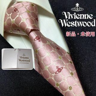 ヴィヴィアンウエストウッド(Vivienne Westwood)の新品・未使用 ヴィヴィアンウエストウッド ネクタイ オーブロゴ 高級 光沢感(ネクタイ)