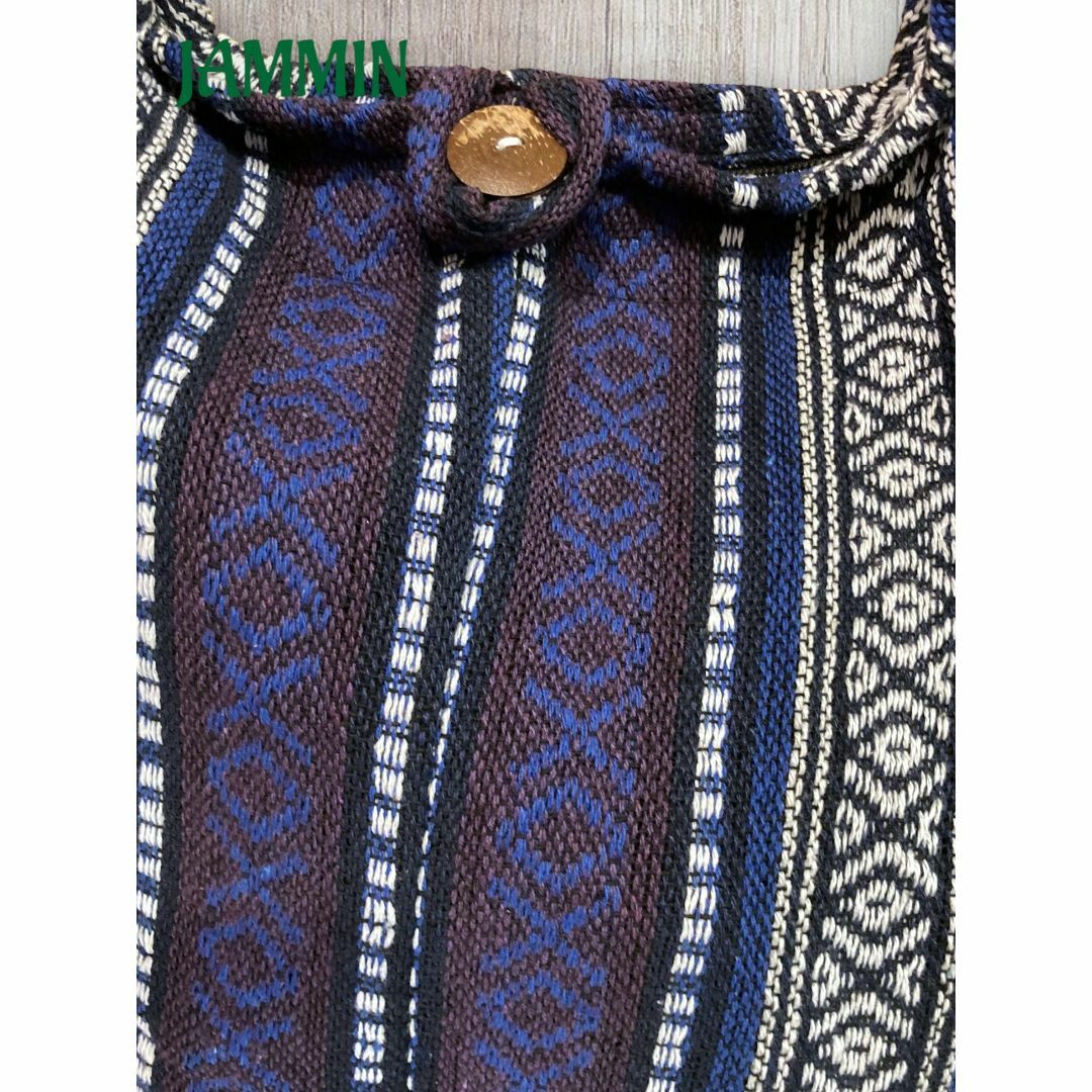 織り柄斜め掛けバッグ　アジアン　エスニック　男女兼用　鞄 メンズのバッグ(ショルダーバッグ)の商品写真