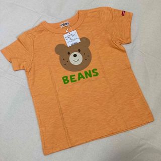 ミキハウス(mikihouse)の新品☆ミキハウス ホットビスケッツ Tシャツ 半袖 オレンジ くま 120(Tシャツ/カットソー)