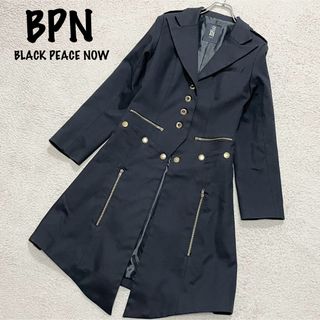 ブラックピースナウ(BLACK PEACE NOW)の【美品】ブラックピースナウ　BPN　デザインコート　トレンチ　2way(ロングコート)