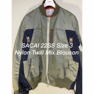 sacai - SACAI 22SS Nylon Twill Mix Blouson