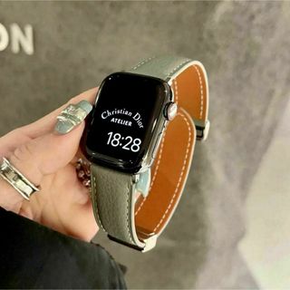 アップルウォッチ(Apple Watch)のApple Watch アップルウォッチ 本革ベルト　バンド レディース(腕時計)