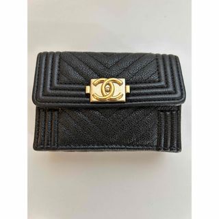 シャネル(CHANEL)のBOY CHANELスモールフラップウォレット(財布)