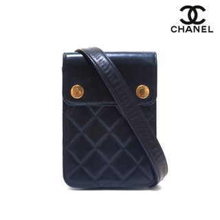 シャネル(CHANEL)のシャネル CHANEL マトラッセ ラムスキン GD金具 ショルダー ポーチ(ポーチ)