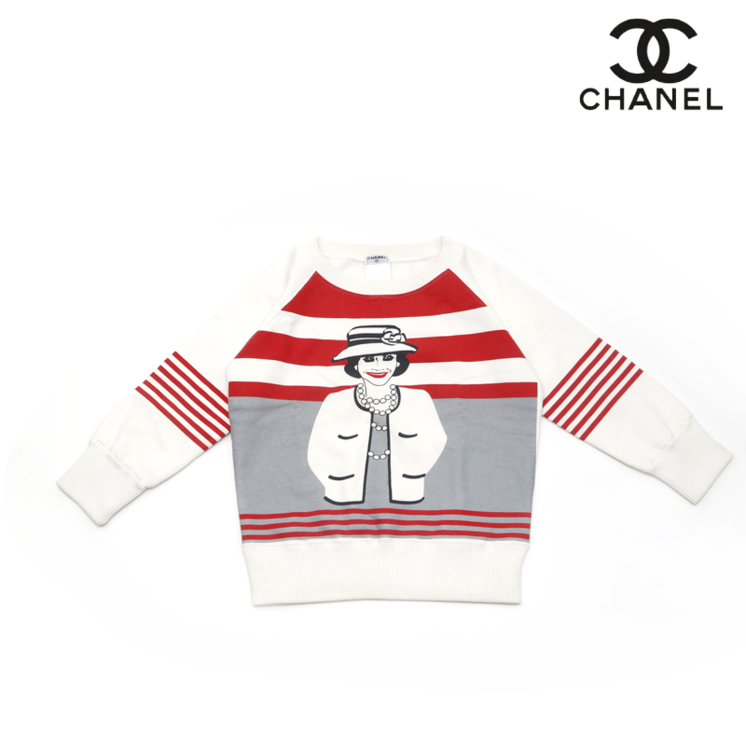 CHANEL(シャネル)のシャネル CHANEL マドモアゼル ボーダー トップス トレーナー セーター レディースのトップス(ニット/セーター)の商品写真