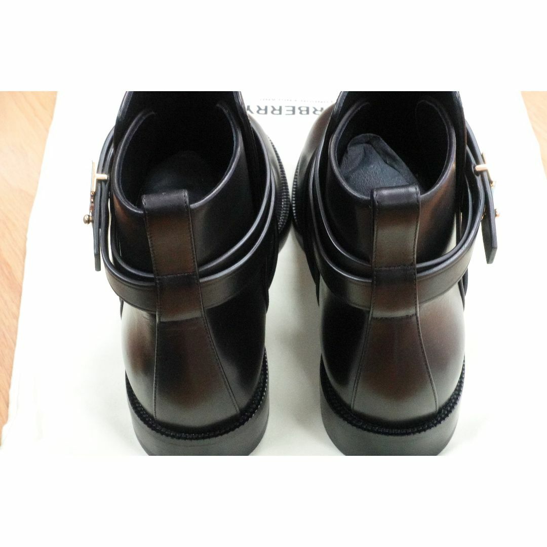 BURBERRY(バーバリー)のBurberry バーバリー レディースブーツ 24.5cm 黒  レディースの靴/シューズ(ブーティ)の商品写真
