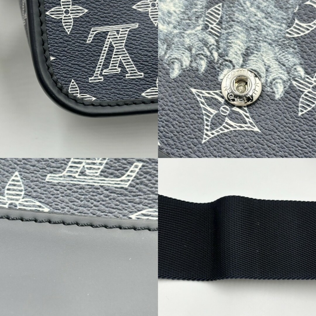 LOUIS VUITTON(ルイヴィトン)の【SALE】LOUIS VUITTON ルイヴィトン ショルダーバッグ モノグラムサバンナ メッセンジャーBB チャップマンブラザーズコレクション 肩掛け 斜め掛け 鞄 かばん ネイビー 紺 M54246    アンクル シルバー金具 メンズ 美品【中古品】 メンズのバッグ(ショルダーバッグ)の商品写真