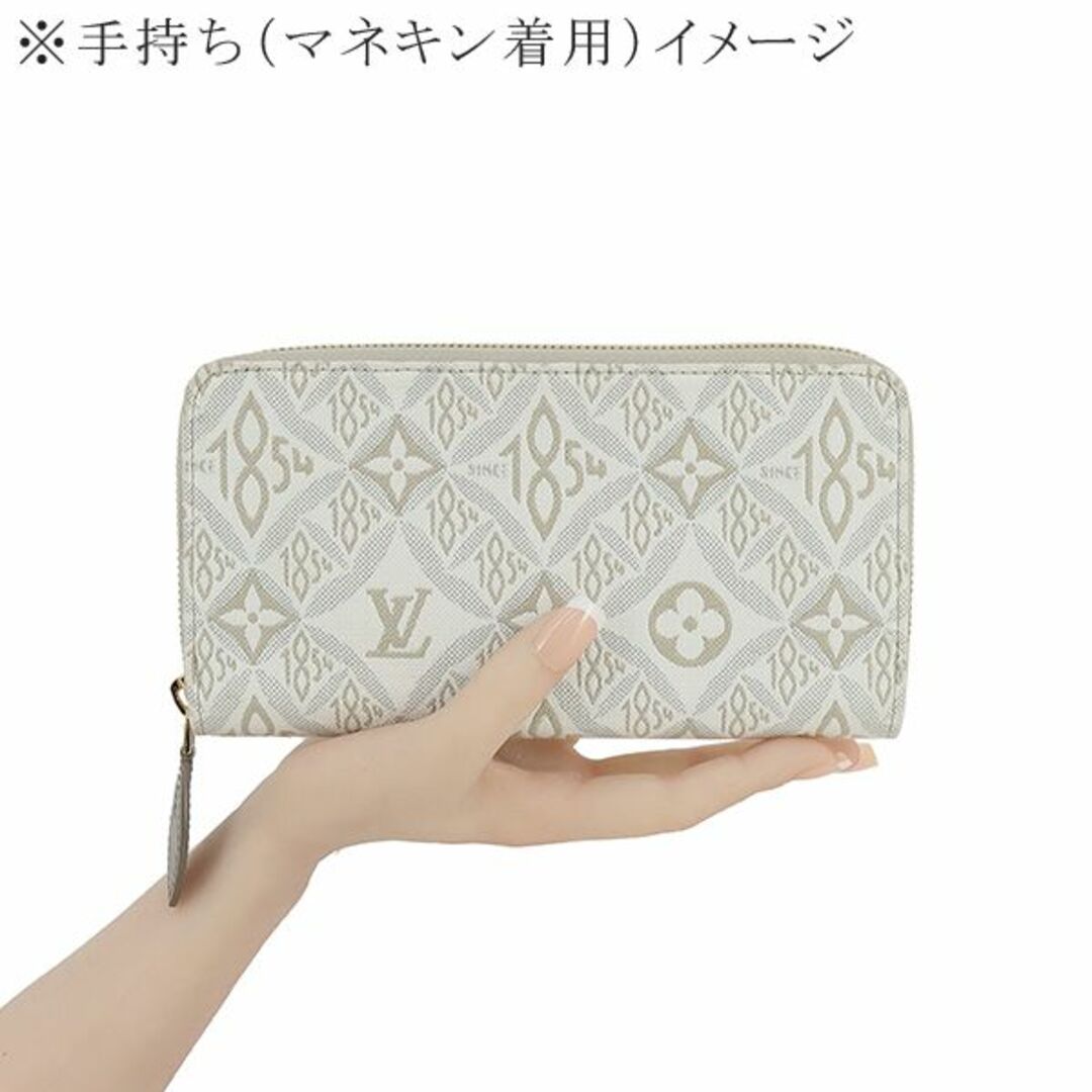 LOUIS VUITTON(ルイヴィトン)のルイヴィトン 長財布 ウォレット レディース メンズ ジッピーウォレット オフホワイト 未使用 展示品 158139 レディースのファッション小物(財布)の商品写真