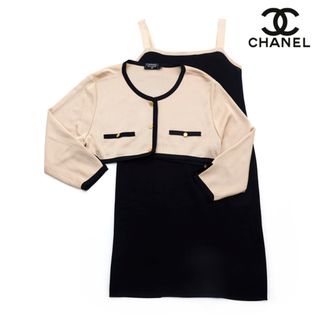 シャネル CHANEL ココボタン ワンピース カーディガン セットアップ