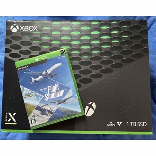 エックスボックス(Xbox)のXBOX Series X 1TB ＋ MSFS2020 セット！(家庭用ゲーム機本体)
