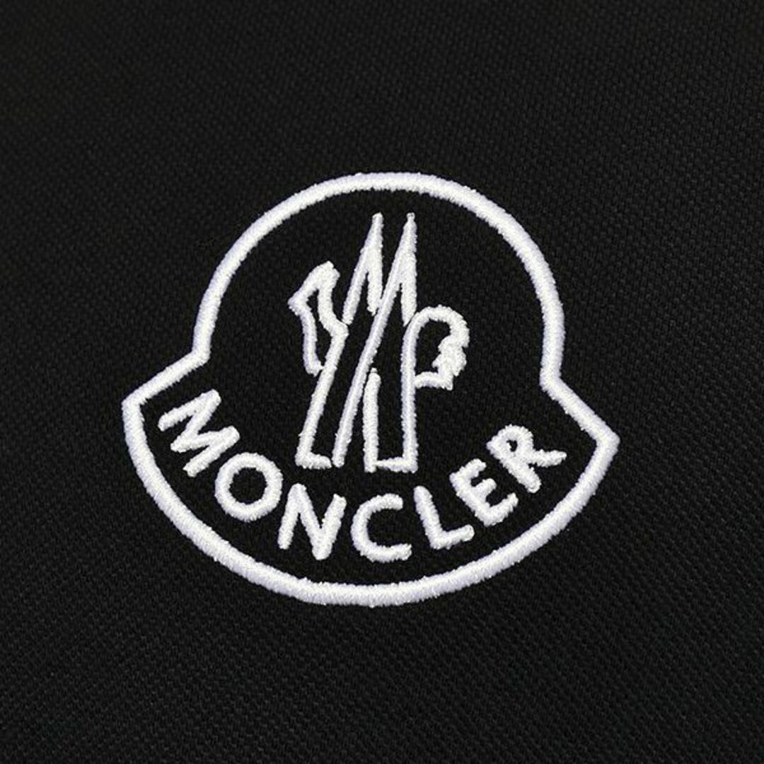 MONCLER(モンクレール)の送料無料 82 MONCLER モンクレール 8A00004 84556 ブラック 半袖 ポロシャツ size L メンズのトップス(ポロシャツ)の商品写真