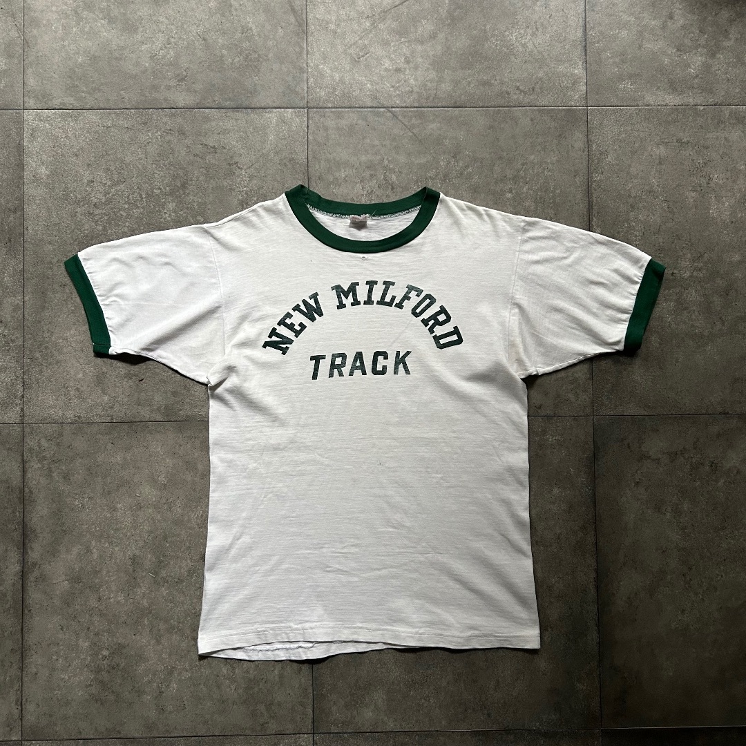 Champion - 60s チャンピオン リンガーtシャツ USA製 M ホワイト Champion - 60s チャンピオン リンガーtシャツ USA製 M ホワイト