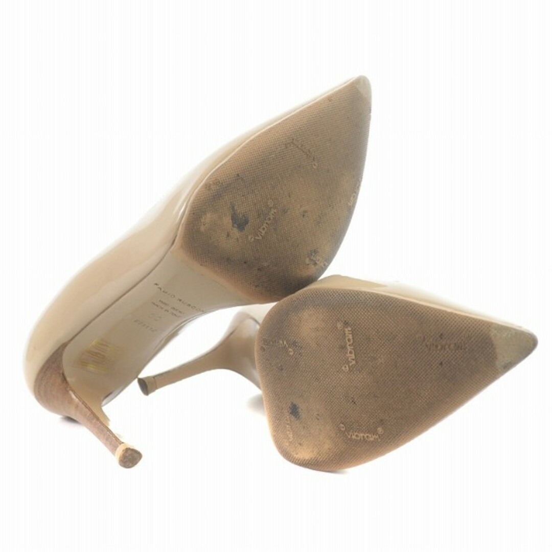 FABIO RUSCONI(ファビオルスコーニ)のファビオルスコーニ パンプス ポインテッドトゥ ハイヒール エナメル 23 レディースの靴/シューズ(ハイヒール/パンプス)の商品写真