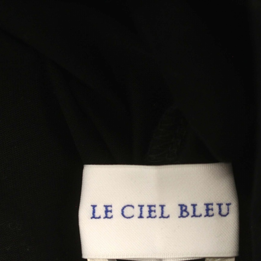 LE CIEL BLEU(ルシェルブルー)のLE CIEL BLEU ルシェルブルー Tシャツ 半袖 カットソー 黒 レディースのトップス(カットソー(半袖/袖なし))の商品写真