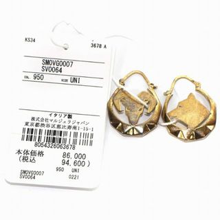 マルタンマルジェラ(Maison Martin Margiela)のメゾンマルジェラ 11 アニマルトーテムピアス オオカミ ヤギ ゴールド色(ピアス)