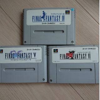 FINAL FANTASY ファイナルファンタジーⅣ、V、Ⅵ スーパーファミコン(家庭用ゲームソフト)