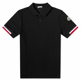 モンクレール(MONCLER)の送料無料 83 MONCLER モンクレール 8A00023 899P0 ブラック 半袖 ポロシャツ size M(ポロシャツ)