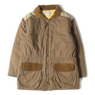 80s BONEVILLE コーデュロイ コンビ 中綿 ジップ ジャケット 80s BONEVILLE コーデュロイ コンビ 中綿 ジップ ジャケット