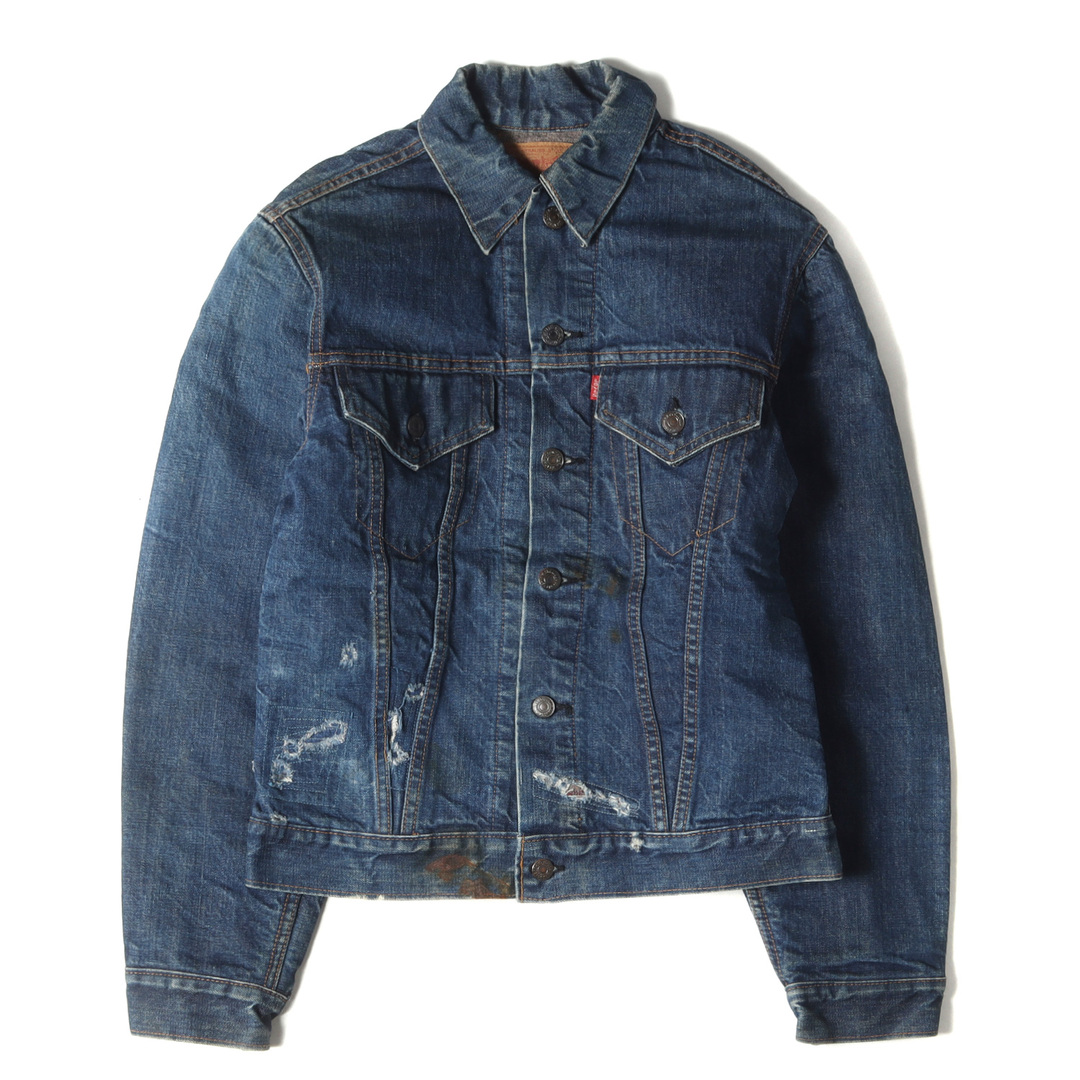 Levi's(リーバイス)のLevis リーバイス デニム ジャケット サイズ:36 70s 70505-0317 4th ブランケット付き デニムジャケット Gジャン インディゴ 65% アウター ブルゾン 上着【メンズ】【中古】 メンズのジャケット/アウター(Gジャン/デニムジャケット)の商品写真