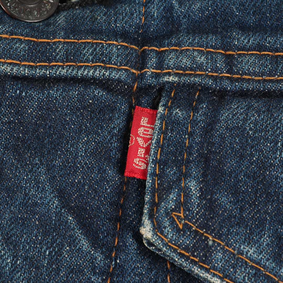 Levi's(リーバイス)のLevis リーバイス デニム ジャケット サイズ:36 70s 70505-0317 4th ブランケット付き デニムジャケット Gジャン インディゴ 65% アウター ブルゾン 上着【メンズ】【中古】 メンズのジャケット/アウター(Gジャン/デニムジャケット)の商品写真