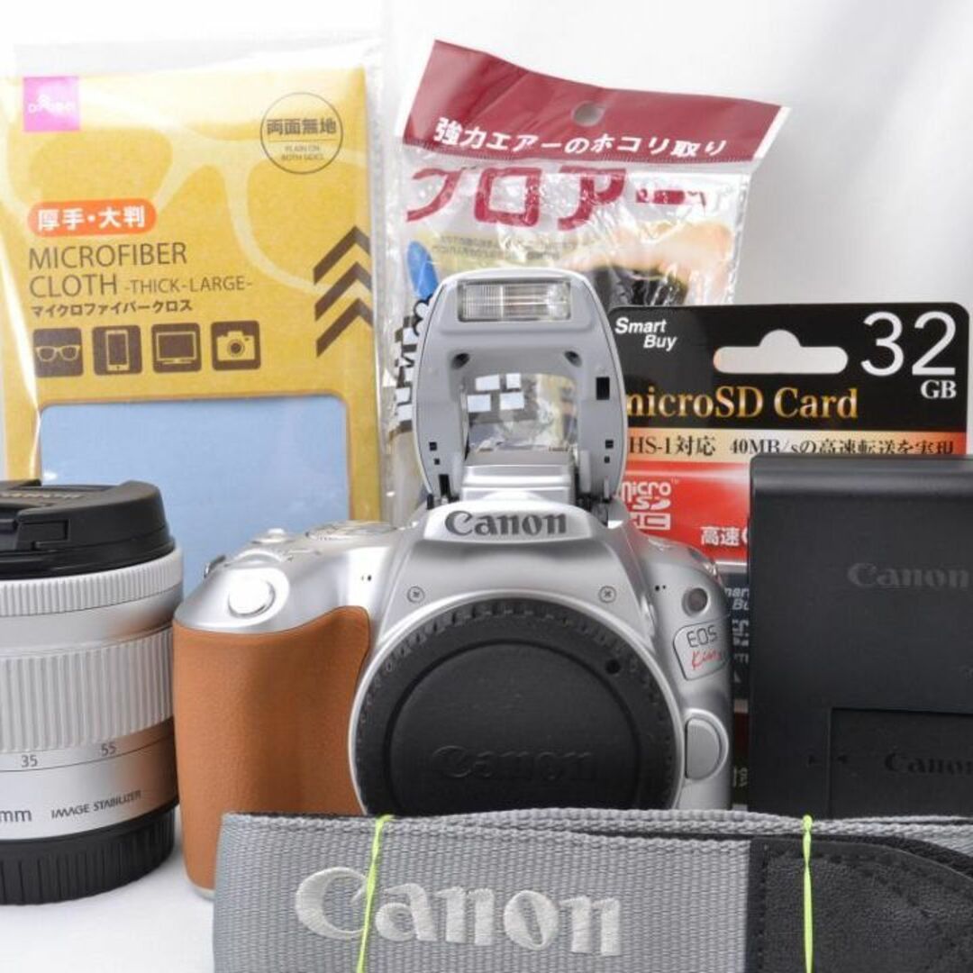 Canon(キヤノン)の希少カラー Canon キャノン EOS Kiss X9 レンズキット♪ スマホ/家電/カメラのカメラ(デジタル一眼)の商品写真