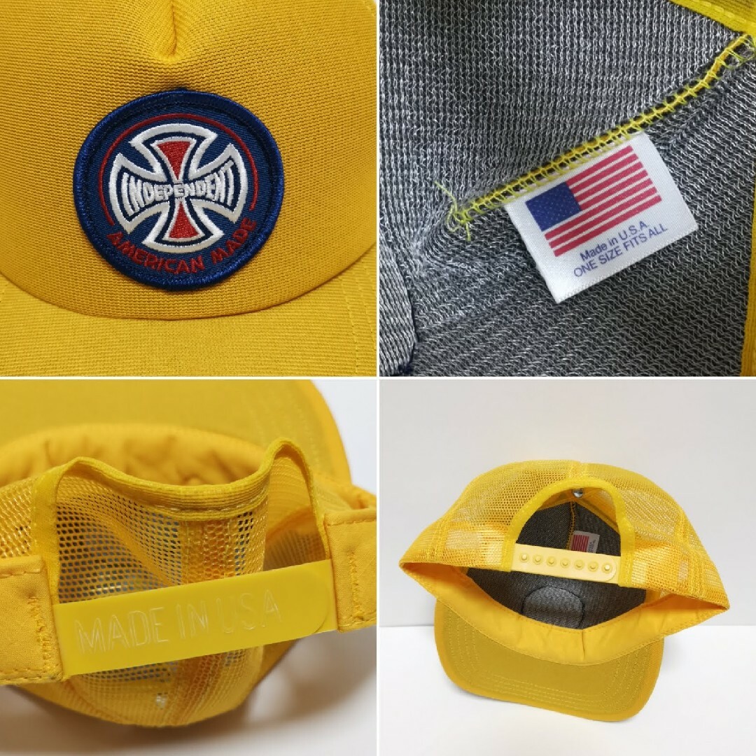 INDEPENDENT(インディペンデント)の90s インディペンデント INDEPENDENT CAP キャップ USA製 メンズの帽子(キャップ)の商品写真