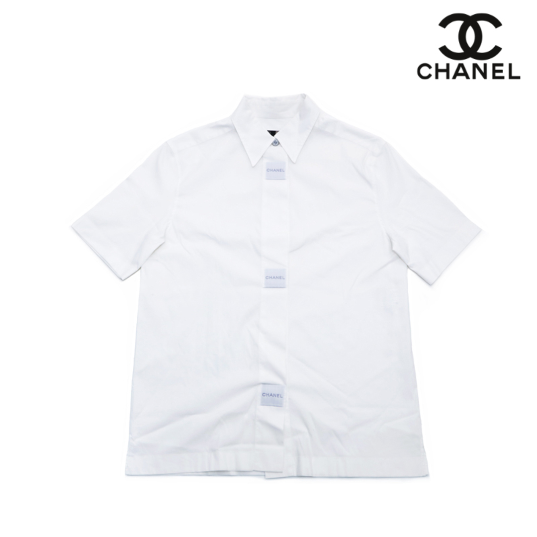 CHANEL(シャネル)のシャネル CHANEL コットン ブラウス レディースのトップス(シャツ/ブラウス(長袖/七分))の商品写真