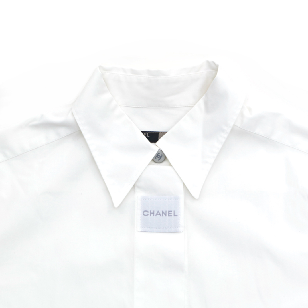 CHANEL(シャネル)のシャネル CHANEL コットン ブラウス レディースのトップス(シャツ/ブラウス(長袖/七分))の商品写真