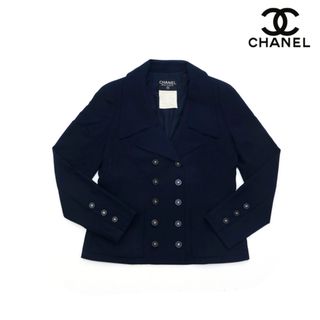 シャネル(CHANEL)のシャネル CHANEL ブルゾン ココボタン ジャケット ウール(その他)