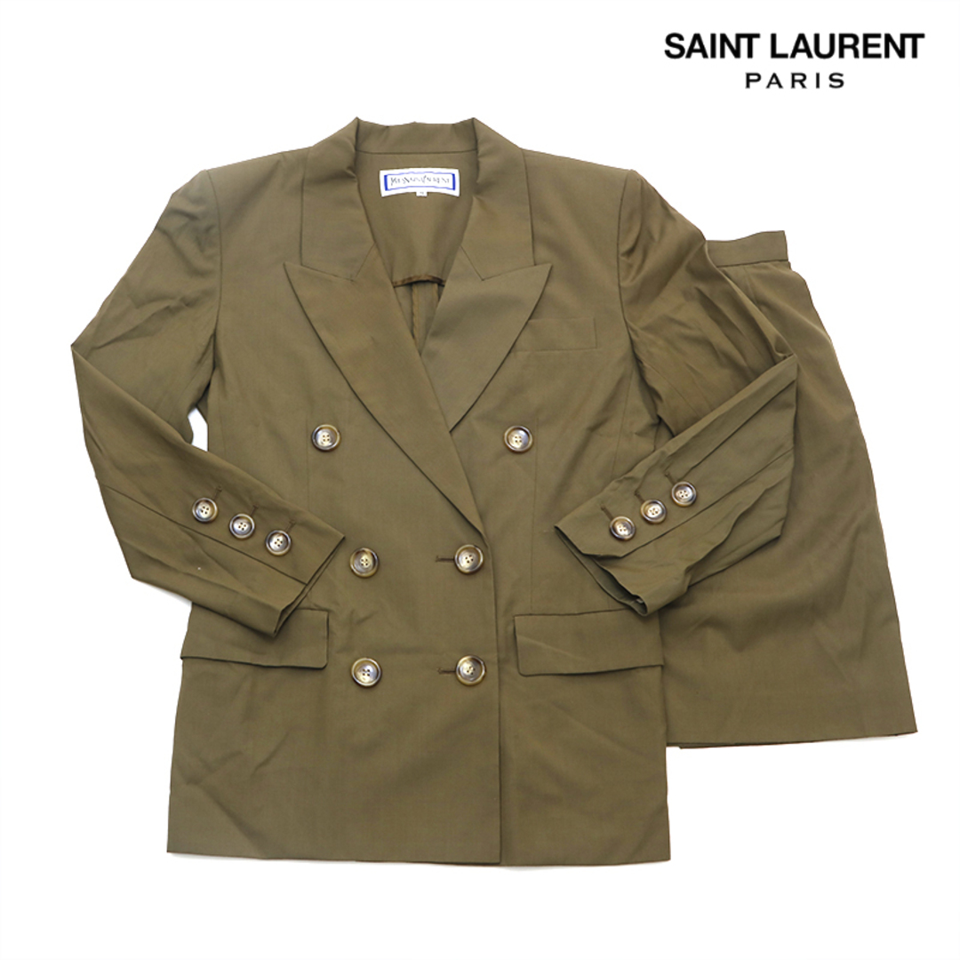 Saint Laurent(サンローラン)のイヴ・サンローラン YSL ジャケット スカート セットアップ レディースのレディース その他(セット/コーデ)の商品写真